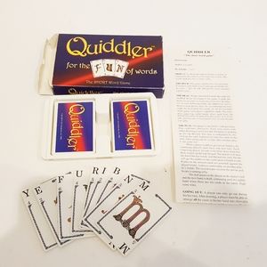 Quiddler Fun Of Words Educational Card Game 1-8 Pl